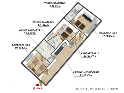 Viename patogiausių ir patraukliausių Vilniaus m. mikrorajonų, Šiaurės Miestelyje, J. Kubiliaus g., parduodamas išskirtinis 3 kambarių butas, puikiai tinkantis investicijai.