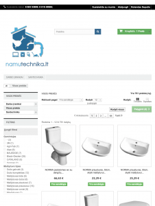 Parduodama elektroninė parduotuvė