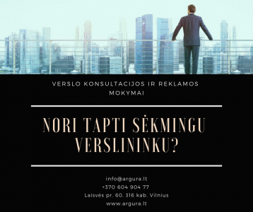Verslo konsultacijos ir reklamos mokymai (pradininkams ir pažengusiems)