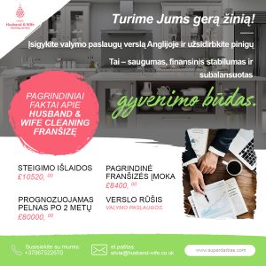 SIŪLOME JUMS ĮSIGYTI PELNINGĄ VALYMO PASLAUGŲ FRANŠIZĘ ANGLIJOJE