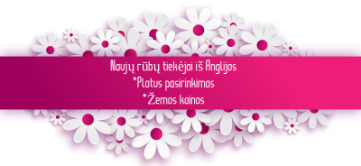 Nauju rubu tiekejai,kosmetikos tiekejai is Anglijos. Autodetales is Vokietijos