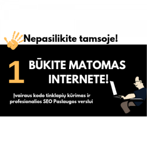 SEO Paslaugos, Google Ads, WEB Administravimas