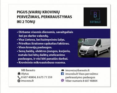 Ieškome verslo partnerių, kurie norėtų kartu bendradarbiauti.