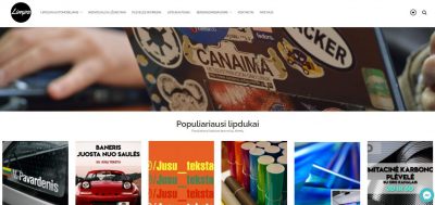Parduodamas lipdukų gamybos verslas (MB Limpa lipdukai)