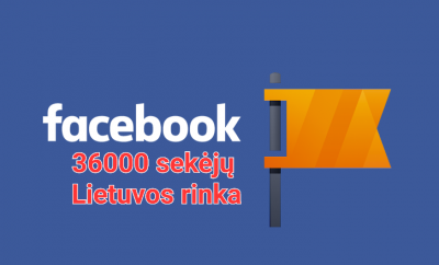 PARDUODAMA Facebook puslapis virš 36000 sekėjų