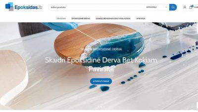 5 Metus Veikianti El. Parduotuvė - Statybinių ir DIY Medžiagų Sritis