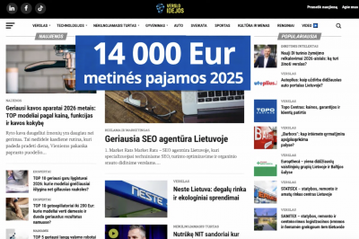 Parduodamas verslo portalas su 14 000 € metinėmis pajamomis