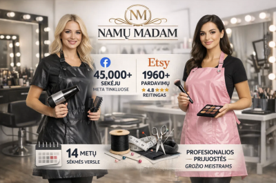 Sėkmingai veikiantis 14 metų e-shop su 45k auditorija